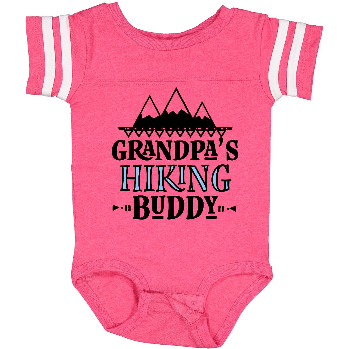 Inktastic Grandpa Hiking Buddy Hiker Baby Bodysuit - Cute Infant Onesie for Outdoor Adventures, Family Hiking Trips & Grandparent Bonding Moments