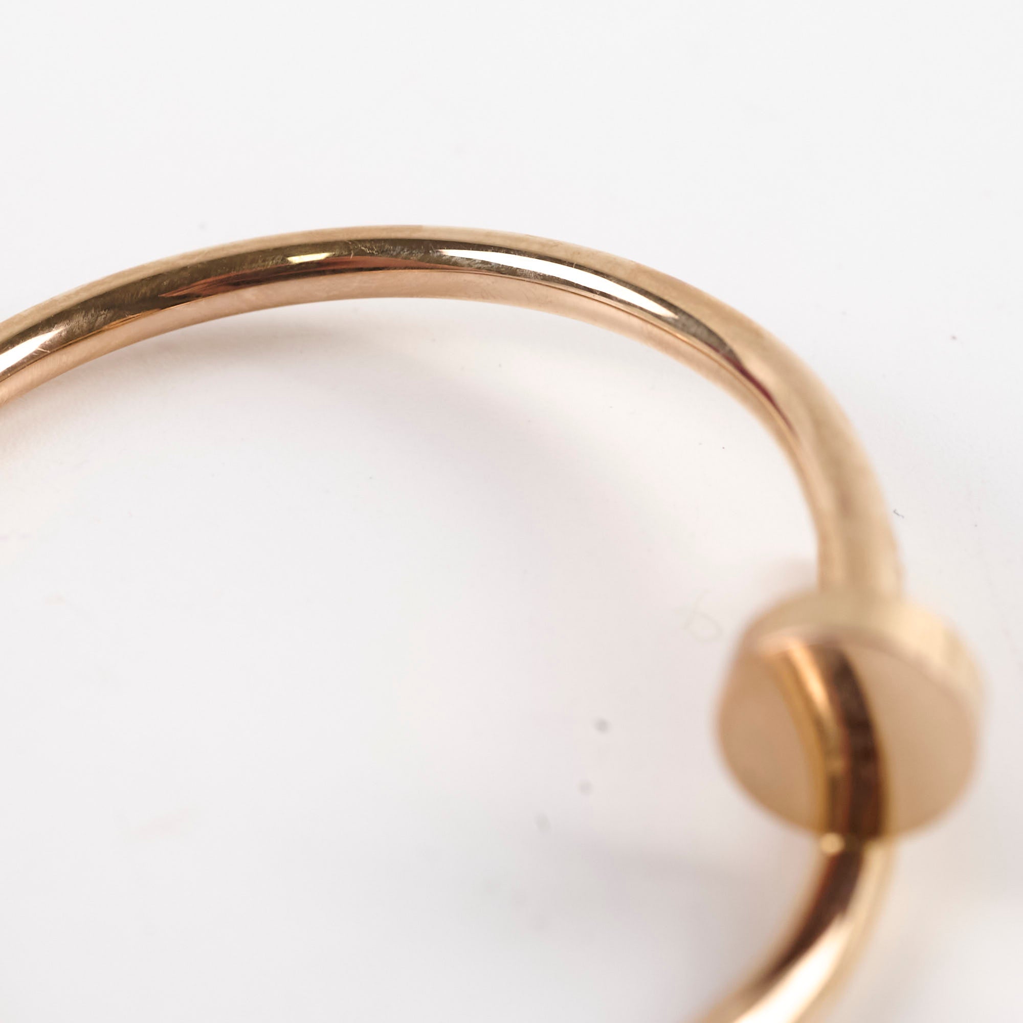 Cartier Juste Un Clou Bracelet 18K Rose Gold Size 16 - Luxury Nail Bangle for Women, Perfect for Gifts, Parties & Special Occasions