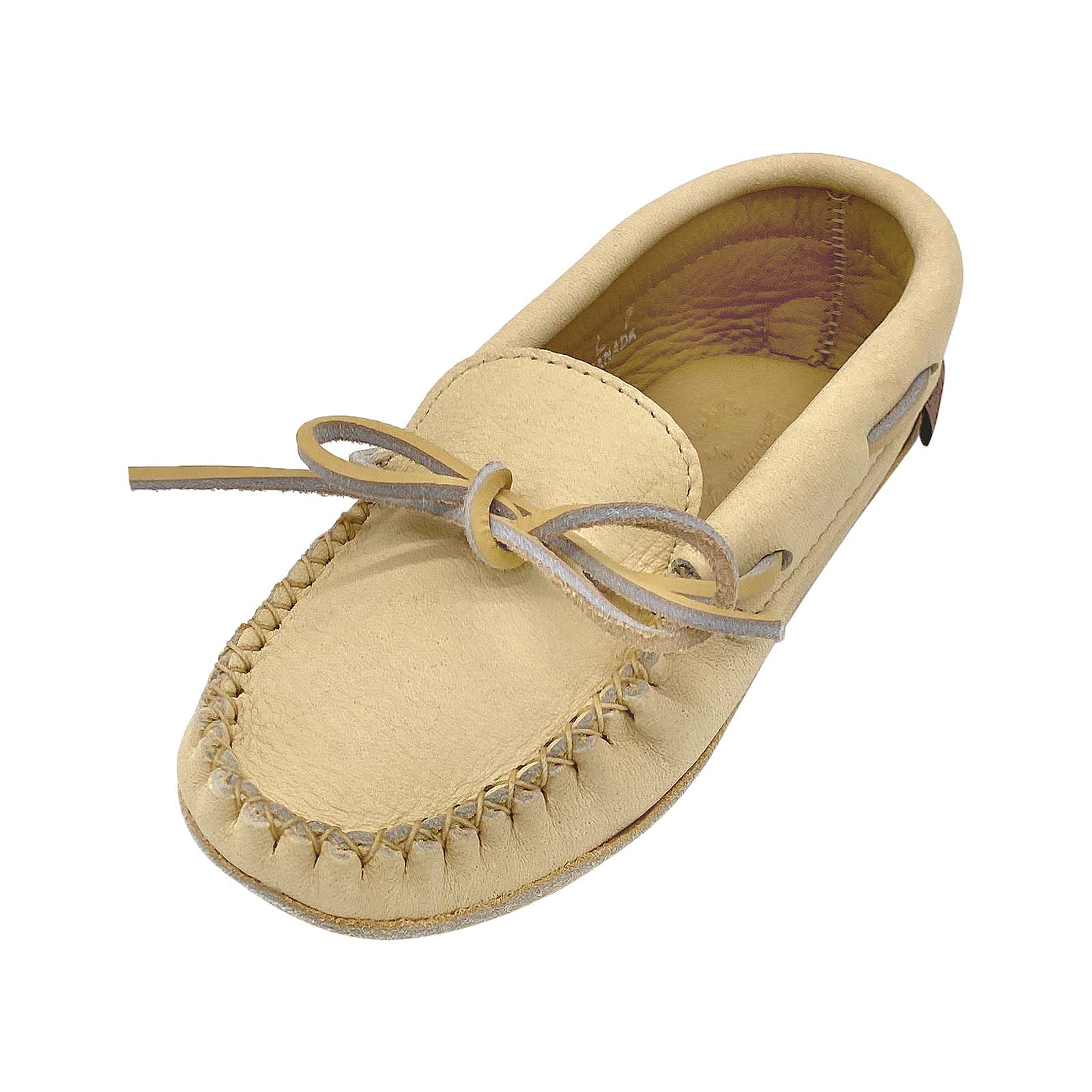 Premium Women's Soft Sole Caribou Leather Slippers - Cozy Indoor & Outdoor Comfort for Relaxation at Home
