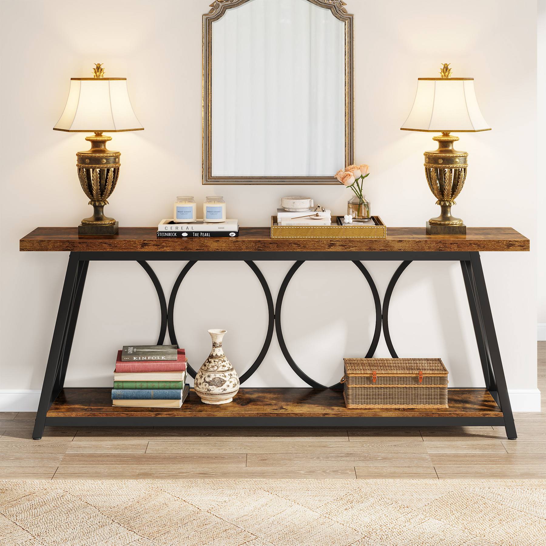 2 Tier Console Table - 70.9