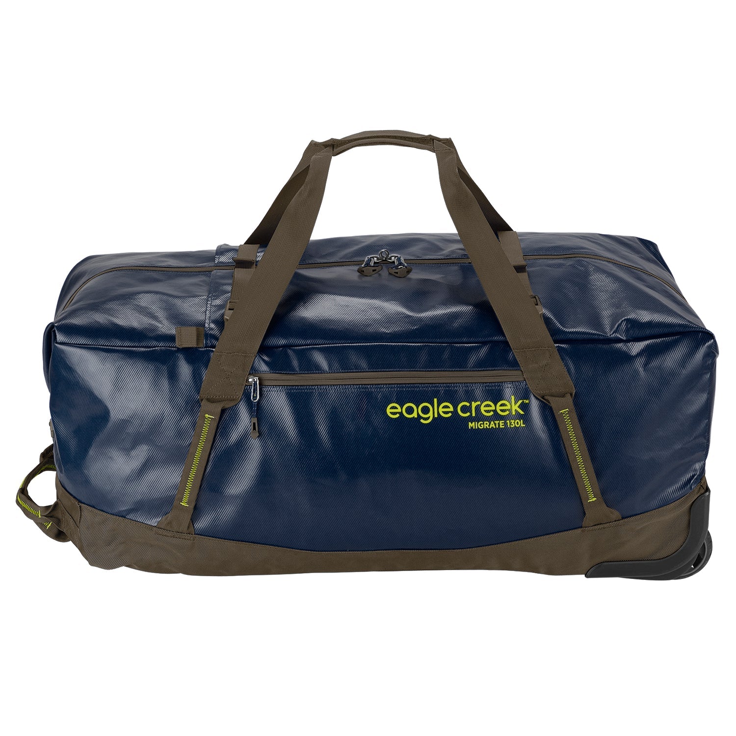 Eagle Creek Migrate Wheeled Duffel 130L - Large Travel Duffel Bag with Wheels, Durable Water-Resistant Luggage for Adventure Travel, Camping & Outdoor Trips - Rush Blue