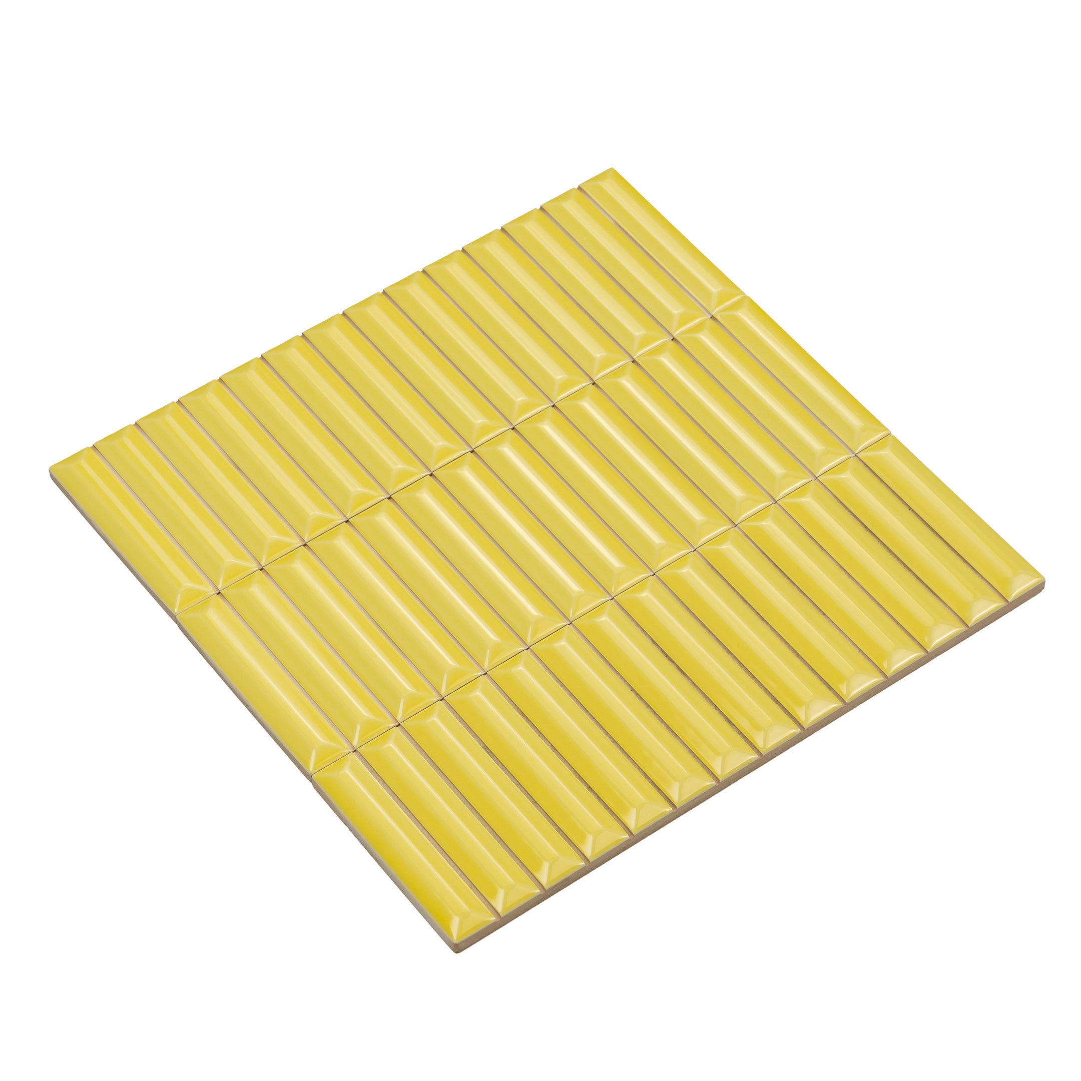 Hashira Curve Kit Kat Fluted Wall Tile - Decorative Ceramic Tiles for Kitchen Backsplash & Bathroom Accent Wall