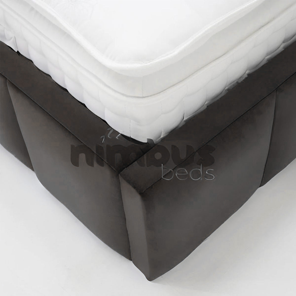 4 Panel Bed Frame - Queen Size Wooden Platform Bed with Headboard & Footboard - Sturdy & Modern Design for Bedroom, Guest Room, or Dorm