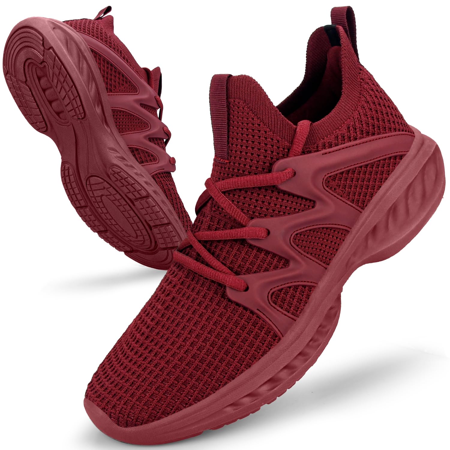 **Men's Lightweight Breathable Slip-On Walking Shoes – Non-Slip Running Sneakers for Gym, Tennis & Casual Wear – Perfect for Workouts, Travel & Everyday Comfort**