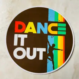 Denali & Co Dance Stickers - Fun & Colorful Vinyl Decals for Dance Studios, Water Bottles, Laptops & More
