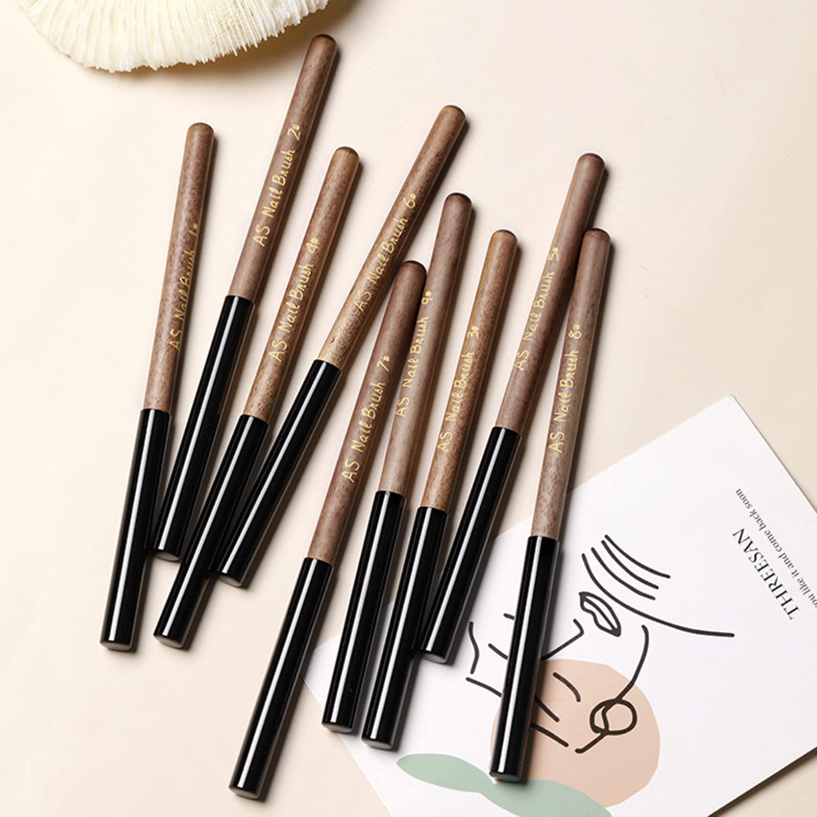 Washranp Nail Art Brush Set - Professional DIY Manicure Tools for Women | Home Salon & Party Use