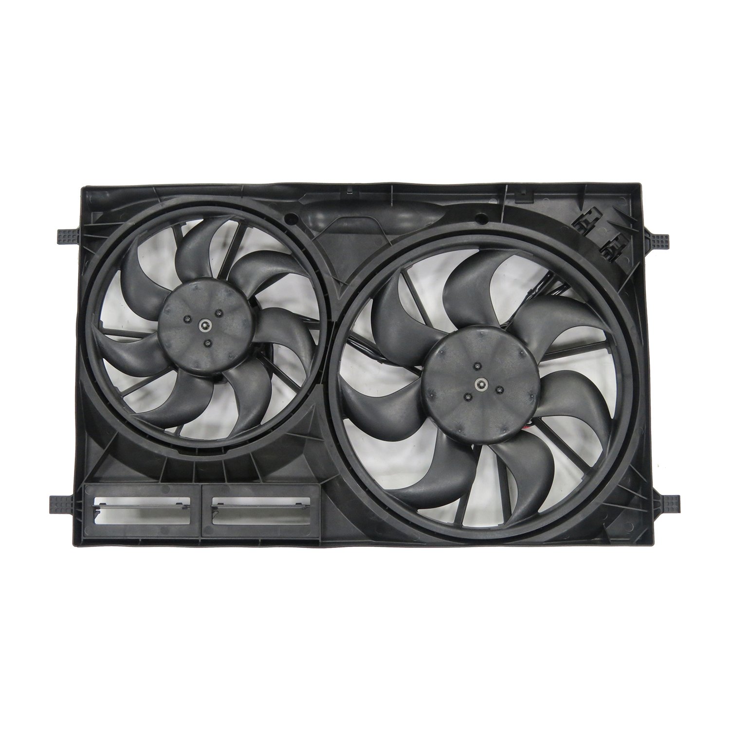 OE Replacement Dual Radiator and Condenser Fan Assembly for 2015-2017 Ford Transit T-150 Cargo Van | Cooling System Upgrade | Perfect for Hot Weather & Heavy-Duty Use