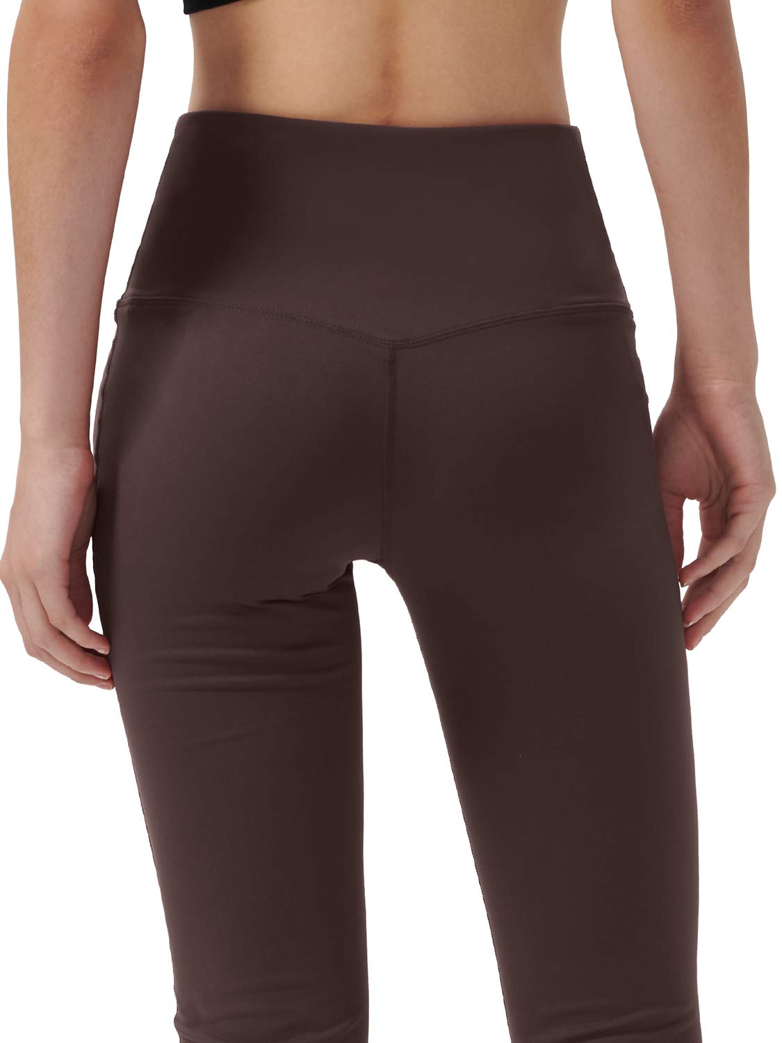 Women's Bootcut Yoga Pants with Hidden Pockets - High Waist Tummy Control Workout & Work Pants - Perfect for Yoga, Gym, Office & Casual Wear