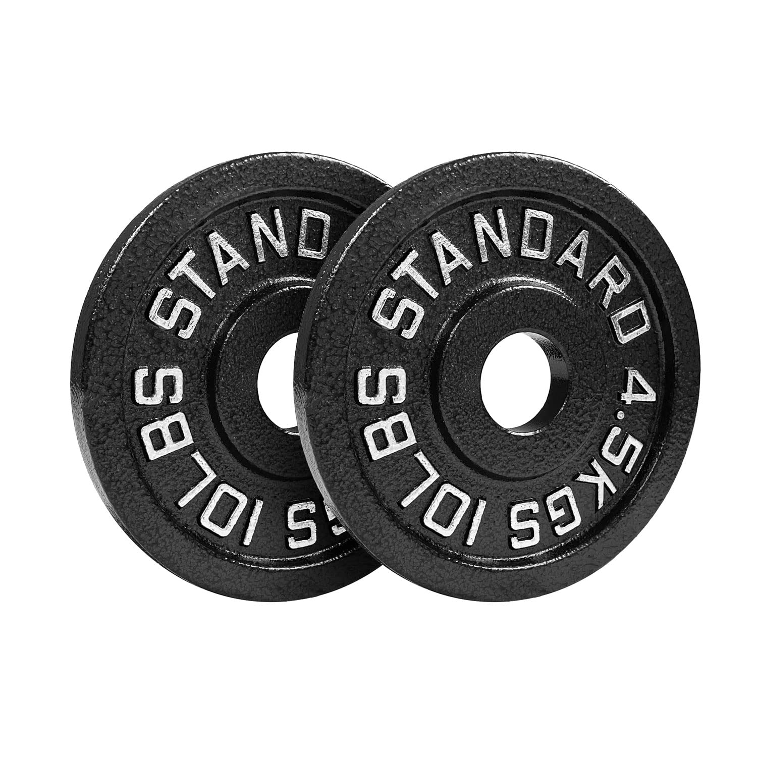 Premium Olympic Weight Plates 155lb Set - 35lb, 25lb, 10lb, 5lb & 2.5lb Coated Steel Plates for Powerlifting, CrossFit & Home Gym Workouts - Durable Olympic Standard Weightlifting Equipment for Strength Training