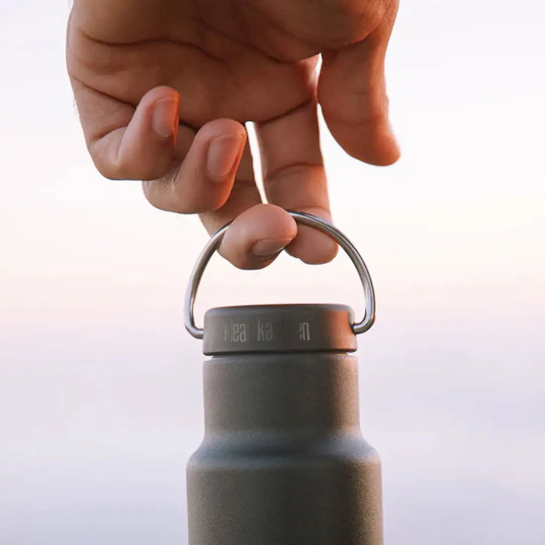 Klean Kanteen Leakproof Loop Cap - Stainless Steel Water Bottle Lid for Outdoor, Gym & Travel - BPA-Free, Durable & Spill-Proof Design