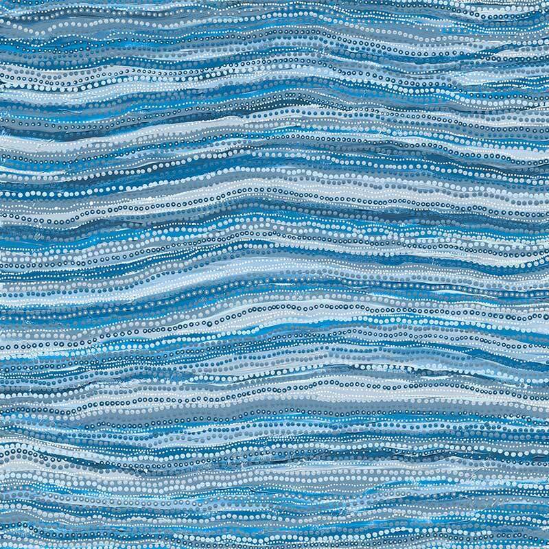 Blue Canvas Art Print - Modern Wall Decor for Living Room, Bedroom & Office - Dhaagun Premium Handmade Painting