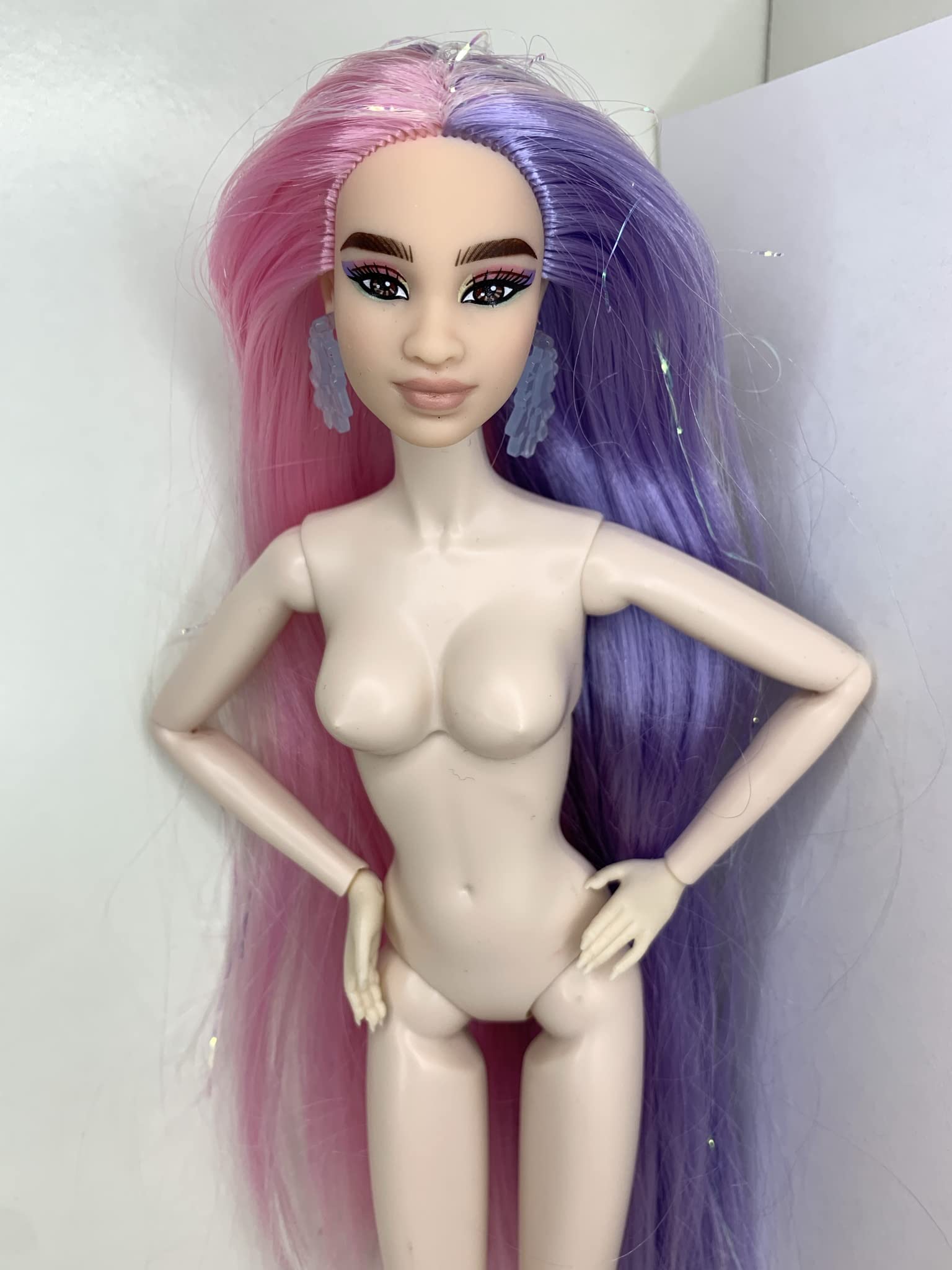 12 Inch DIY OOAK Fashion Doll Bodies - 4 Pack Multiracial Articulated Posable Replacement Dolls for Repair & Customization | Perfect for Collectors, Supermodel Dolls & Craft Projects | Includes 4 Skin Tone Variety Pack by Eledoll