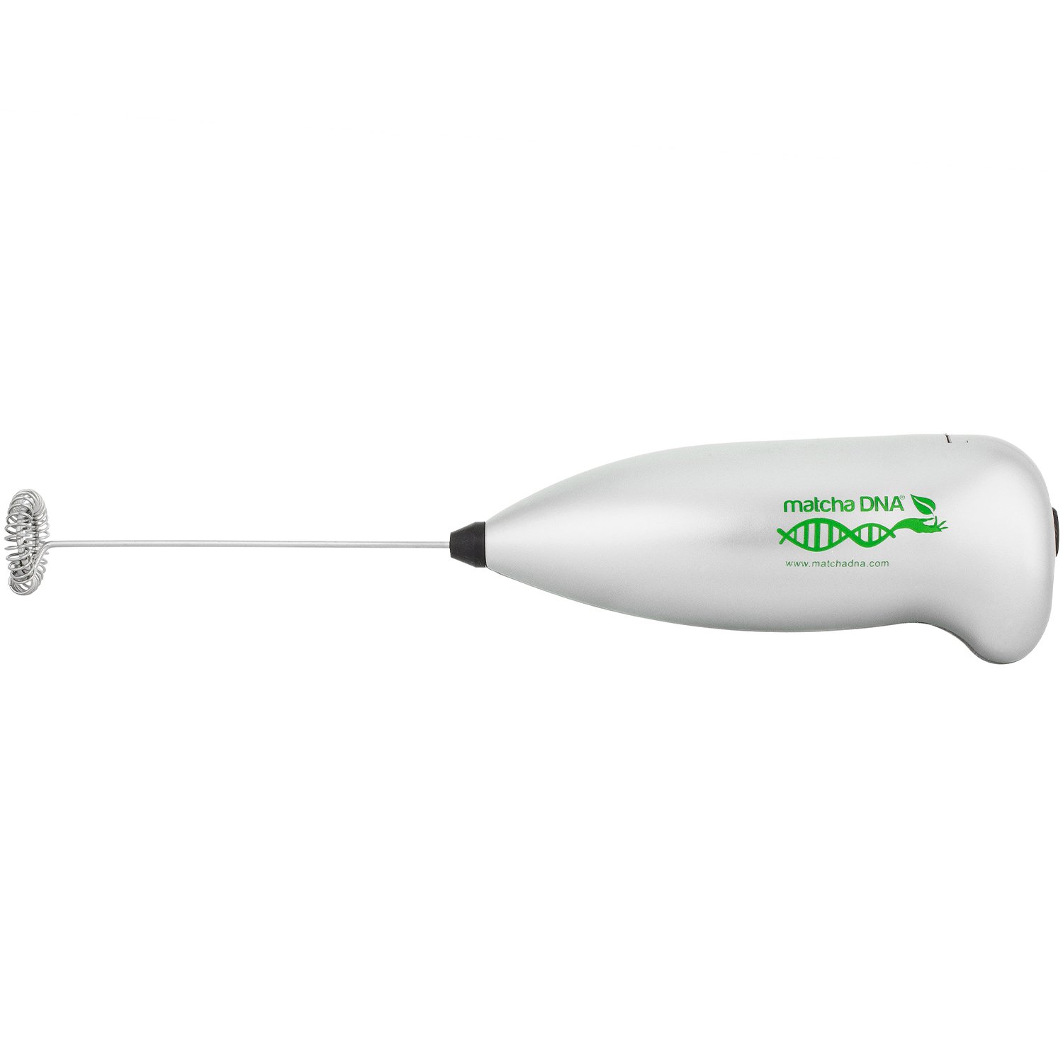 MatchaDNA Milk Frother - Handheld Battery Operated Electric Whisk for Bulletproof Coffee, Lattes, Cappuccino & Hot Chocolate | Portable Drink Mixer with Wavy Design (1 Pack) | Perfect for Home, Office & Travel Use