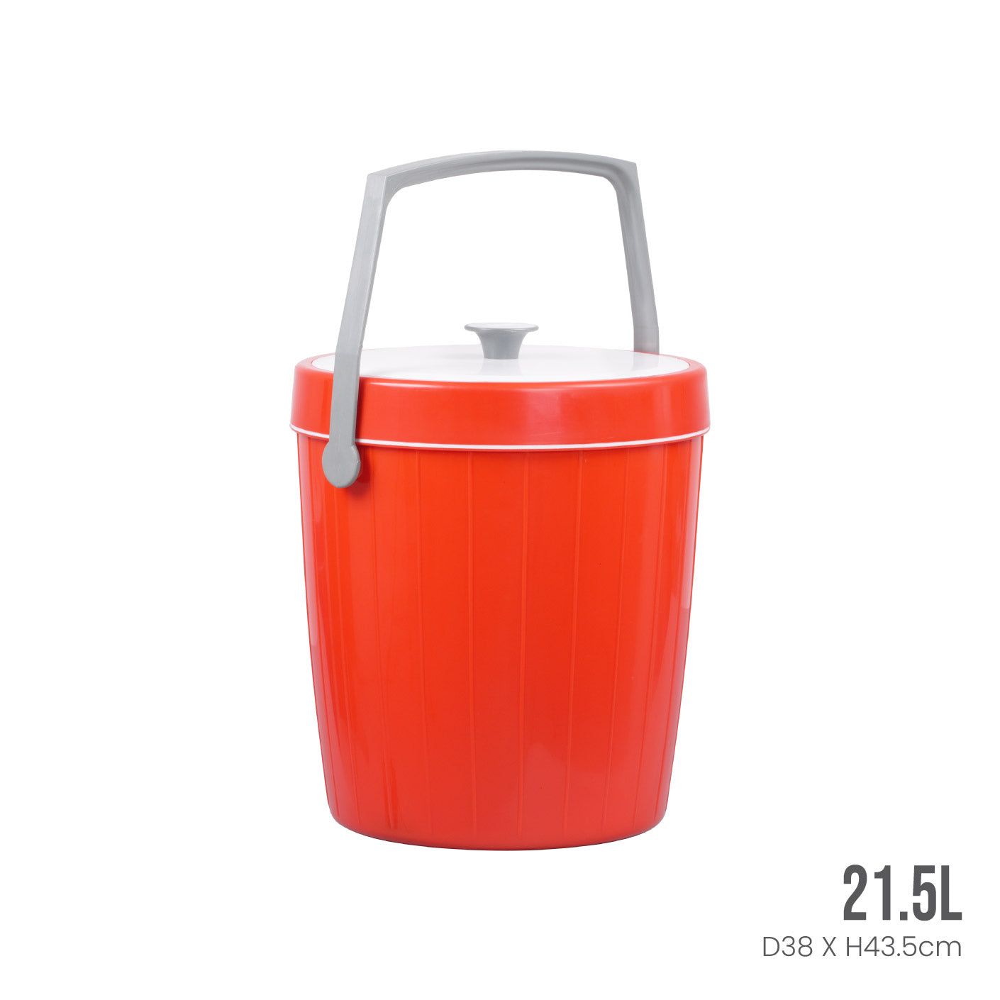 21.5L Hot & Cool Insulated Bucket - Large Capacity Thermal Container for Camping, Picnics & Outdoor Adventures (Model 8307)