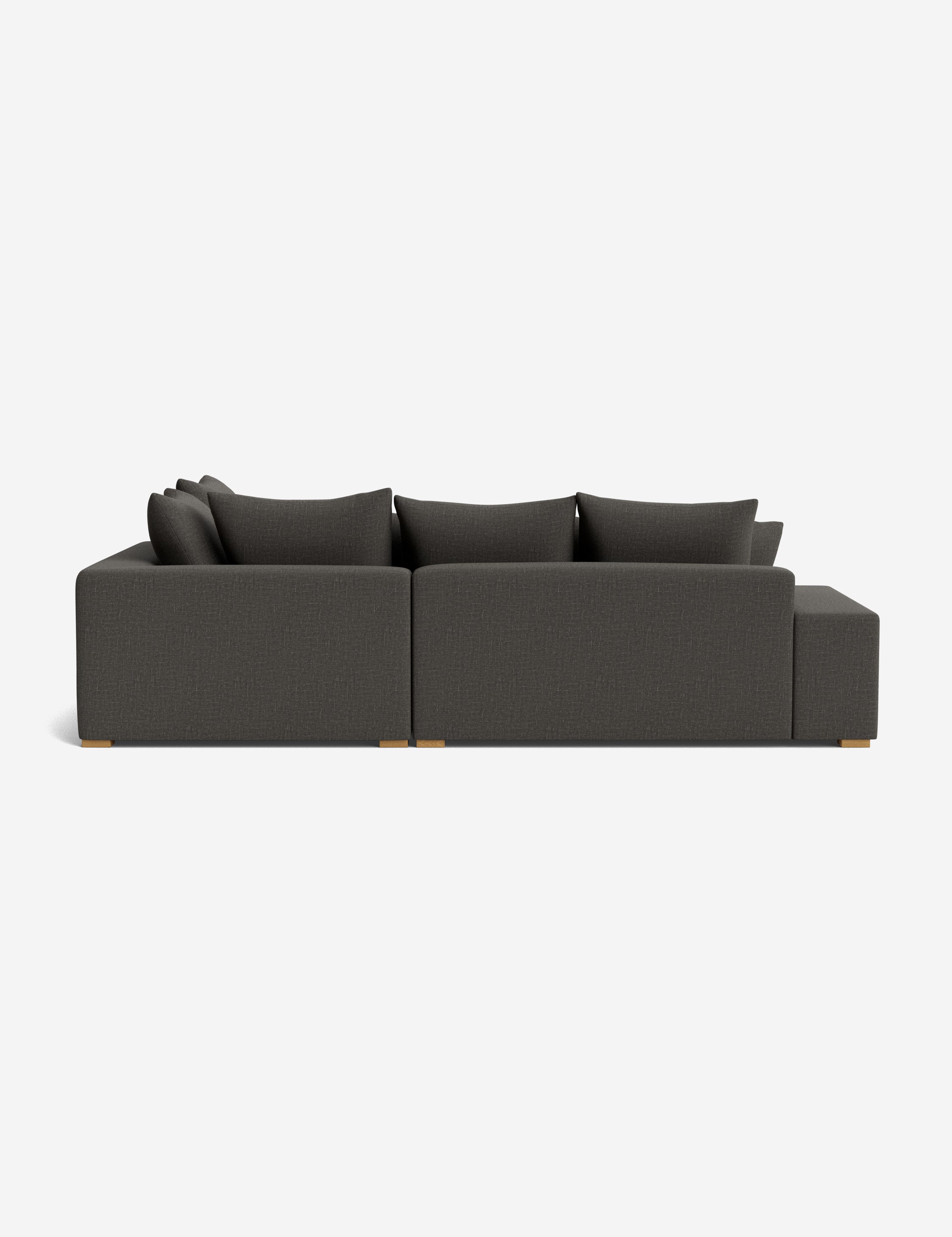 Stylish Clayton Sectional Sofa - Modern L-Shaped Couch for Living Room, Home Theater & Lounge Areas | Comfortable Fabric Upholstery & Spacious Seating
