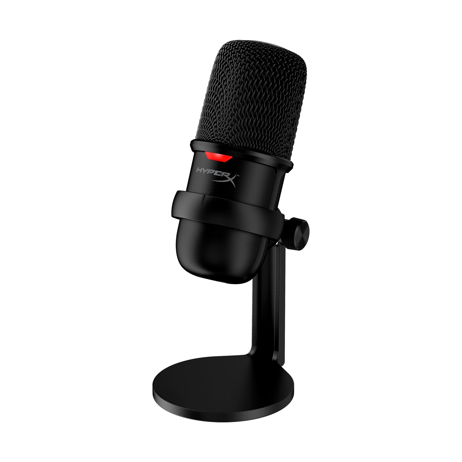 HyperX SoloCast USB Condenser Microphone for Streaming, Gaming & Podcasting - Plug & Play PC Mic with Noise Cancellation for Clear Voice Capture