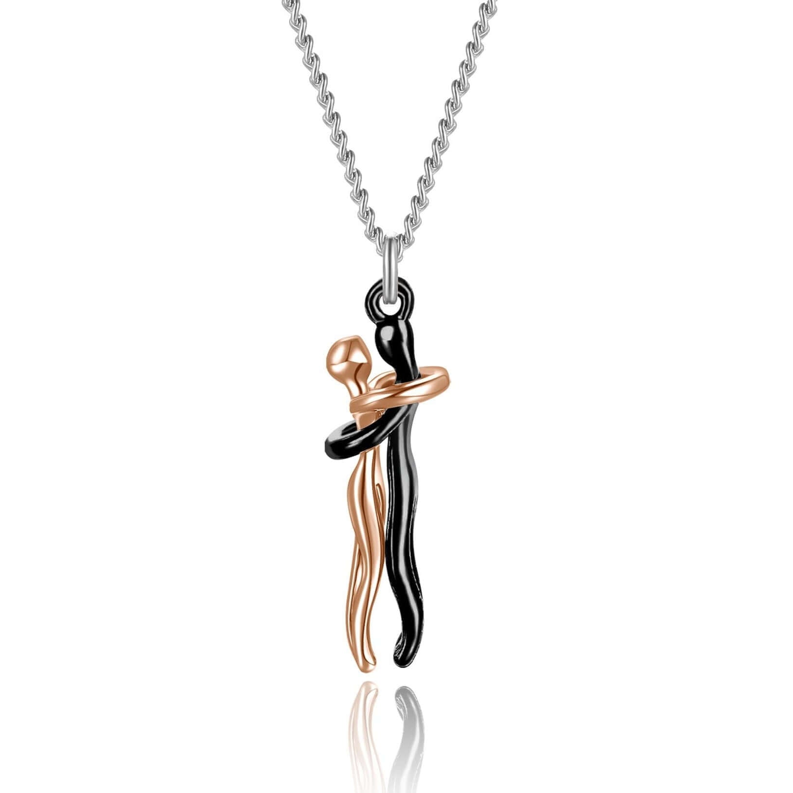 Hug Rose Gold+Black
