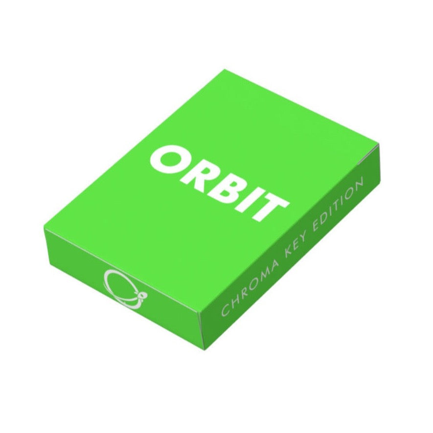 Orbit Chroma Key Playing Cards - Premium Quality Deck for Magic Tricks, Cardistry & Poker - Perfect for Professional Performers & Card Game Enthusiasts - Ideal for YouTube Videos, Live Streams & Casino Nights