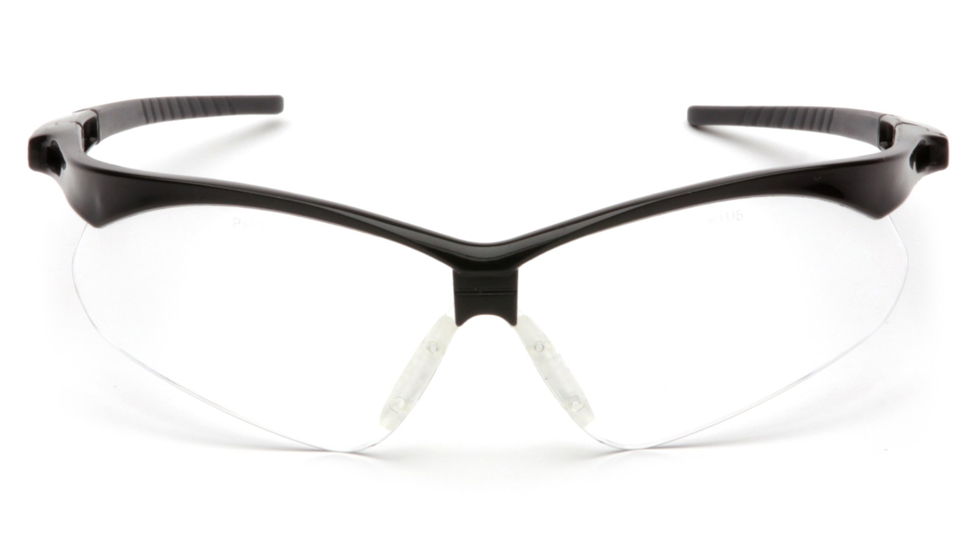 Safety Glasses with Black & Clear Lenses - ANSI Z87.1 Certified Protective Eyewear for Work, DIY, Construction & Outdoor Activities