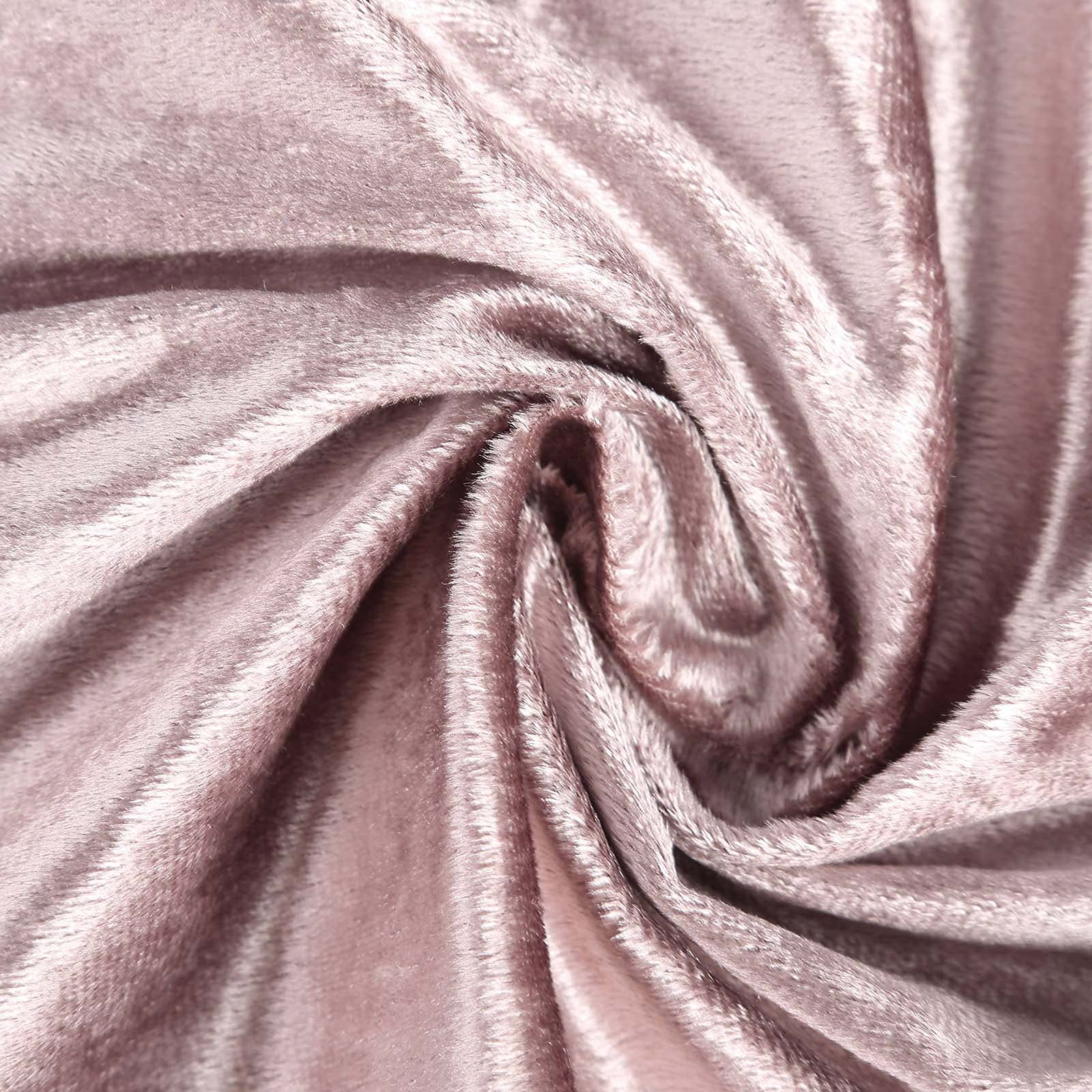 Premium Velvet Napkins 20x20 Inch - Dusty Rose for Wedding & Dinner Decor