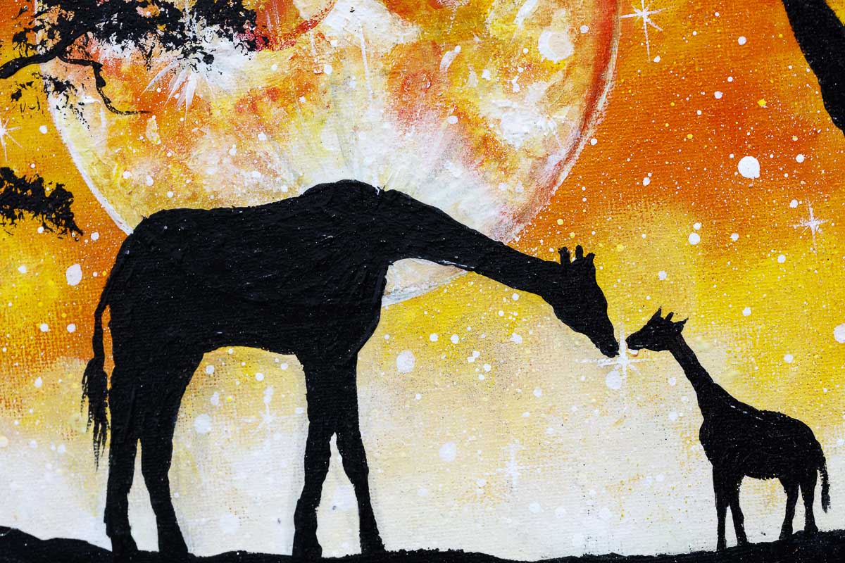 Galaxy Full of Love Original Art Print - Perfect for Home Decor, Gifts & Space-Themed Rooms