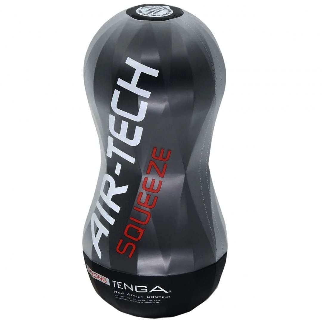 TENGA AIR-TECH SQUEEZE STRONG - Ultra Realistic Male Masturbator for Enhanced Pleasure - Perfect for Solo Play & Discreet Adult Entertainment