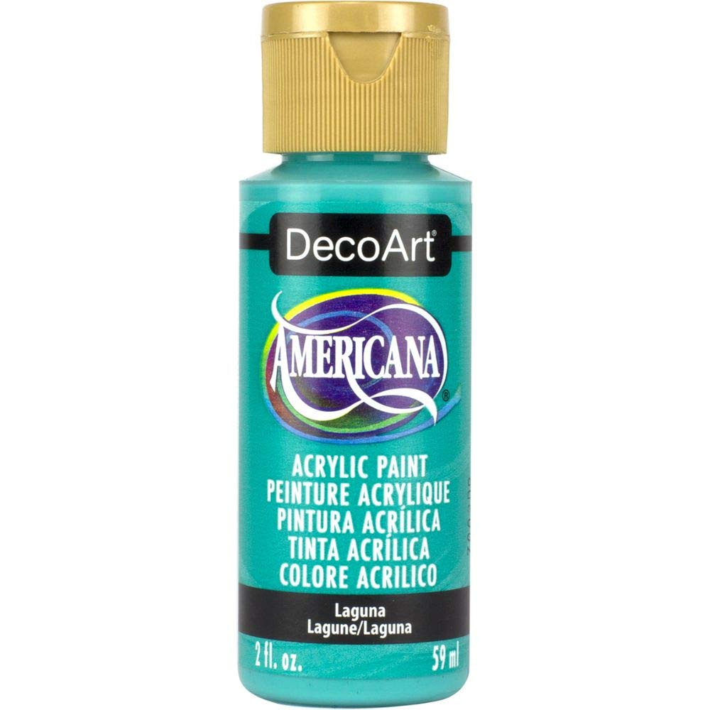 DecoArt 2oz Laguna Americana Acrylic Craft Paint - Premium Quality for DIY Home Decor, Canvas Art, and Wood Painting Projects