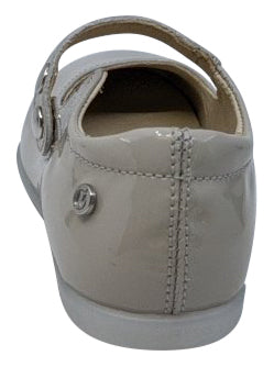 Naturino Girls Ovindoli Vernice Flat Shoes - Gray | Comfortable & Stylish School Shoes for Everyday Wear