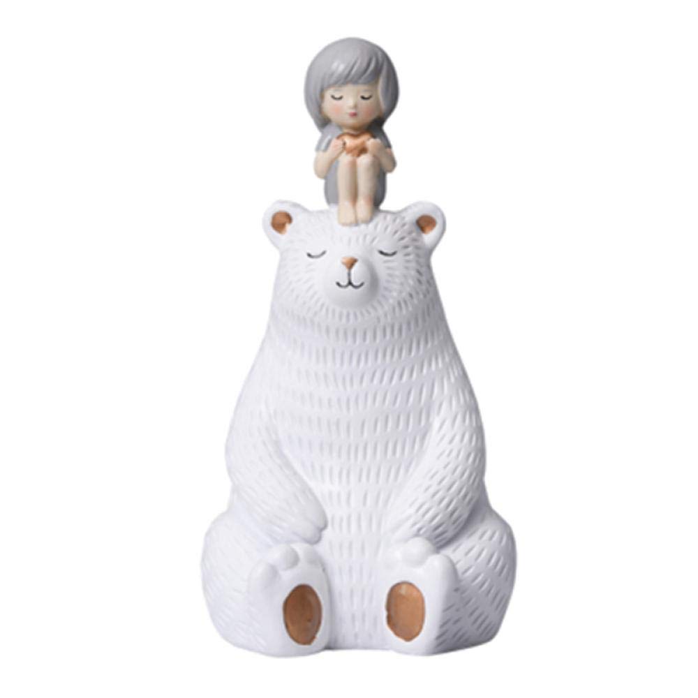 Stylish Nordic Resin Bear Statue - Cute Home Decor Sculpture for Living Room, Bedroom & Desktop | Perfect for Cozy Home Accents & Gift Giving