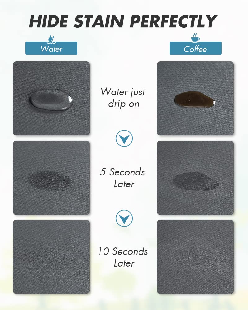 AMOAMI Non-Slip Absorbent Coffee Mat - Stain Hiding Kitchen Counter Drying Mat with Rubber Backing, Fits Under Coffee Makers, Espresso Machines & Dish Racks | Perfect for Coffee Bars, Kitchens & Office Break Rooms