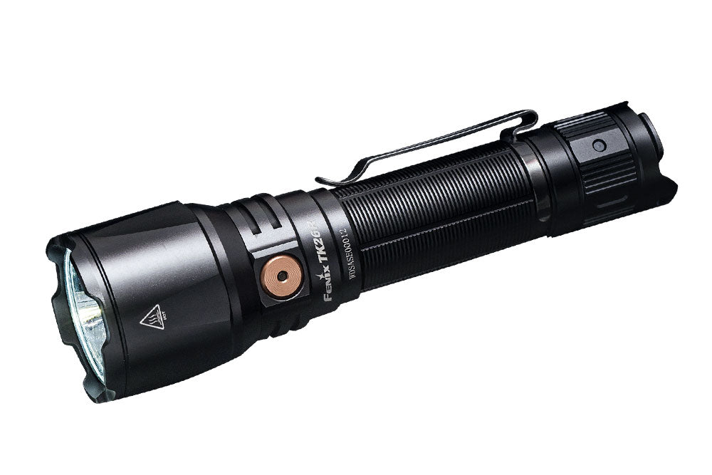 Fenix TK26R Tactical LED Flashlight - 1500 Lumens High Power Rechargeable Flashlight for Camping, Hiking, Emergency & Outdoor Adventures