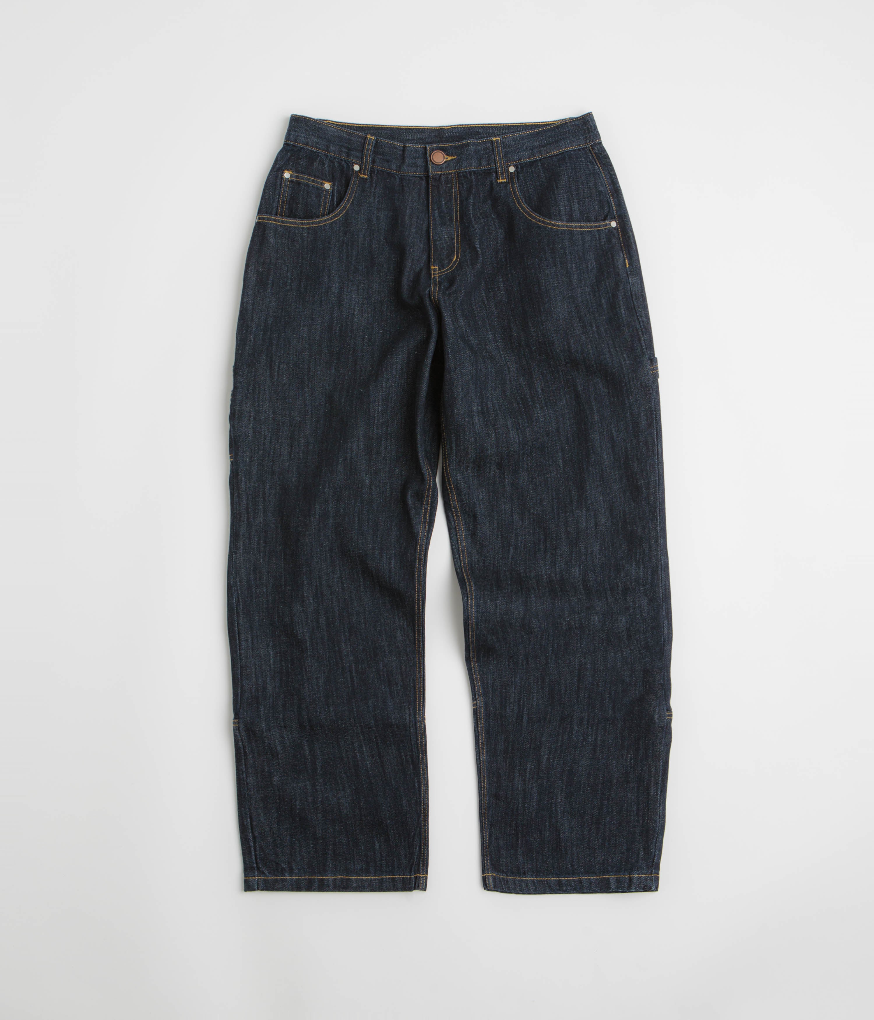 Baglady Carpenter Jeans for Women - Dark Navy Denim Work Pants - Durable & Comfortable for Construction, DIY Projects & Casual Wear