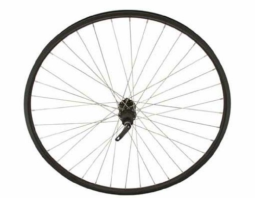 700c Lowrider Alloy Rear Bicycle Wheel with 14G Cassette & Quick Release - Black | Fixed Gear & Track Bike Replacement Part | Perfect for Urban Commuting & Performance Cycling