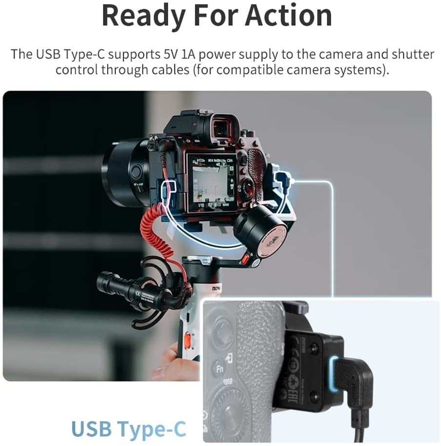 Zhiyun Crane M2S 3-Axis Gimbal Stabilizer for Mirrorless DSLR, Action Camera, GoPro Hero 10/9/7/6/5, iPhone 13 Pro Max/12/11/SE - Includes GoPro Mount & Phone Holder | Perfect for Vlogging, Travel Filming & Smooth Handheld Shooting