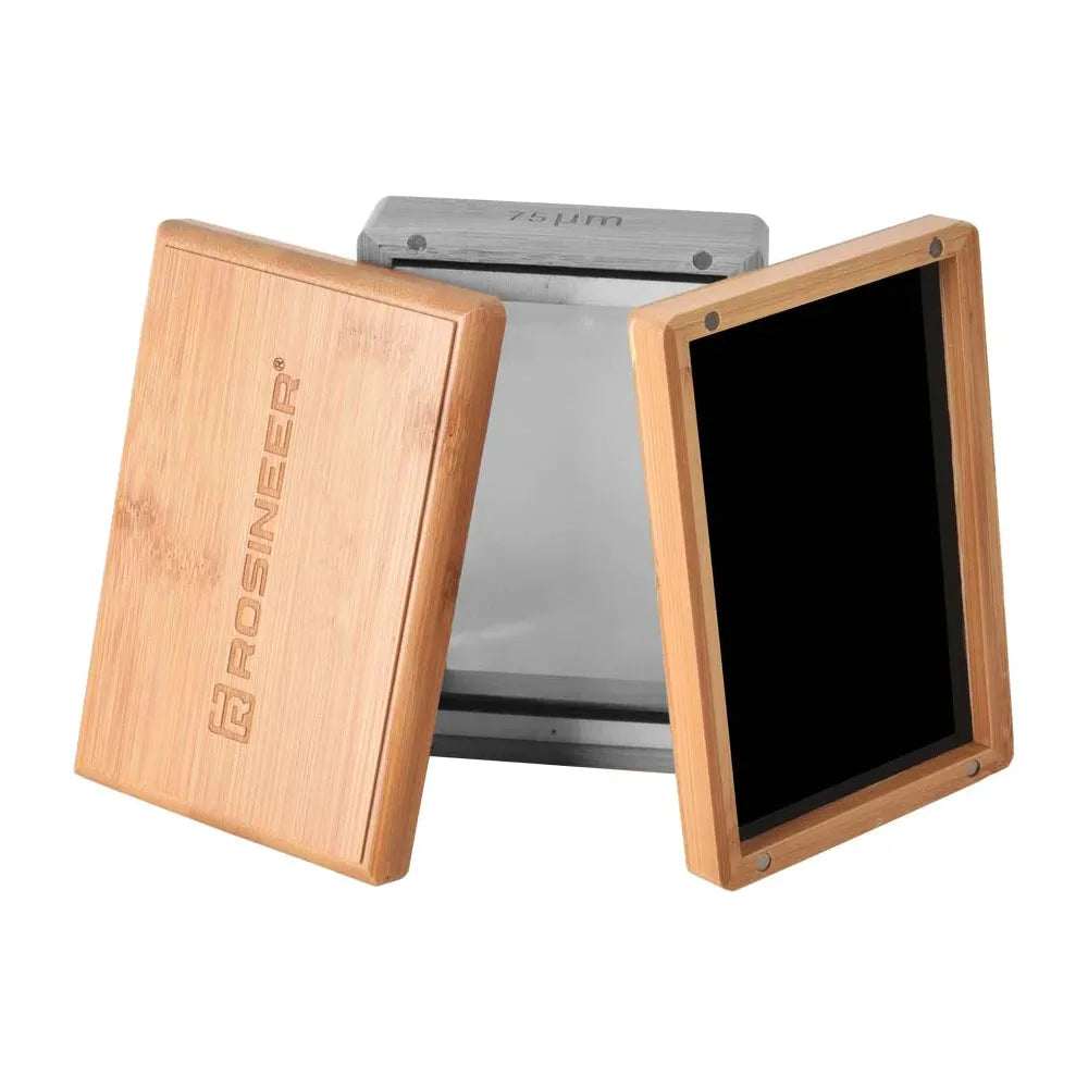 Premium Bamboo Pollen Storage Box with Sifter Base - Airtight & Durable for Herbs, Spices, and Pollen Collection - Perfect for Kitchen, Gardening, and Crafting