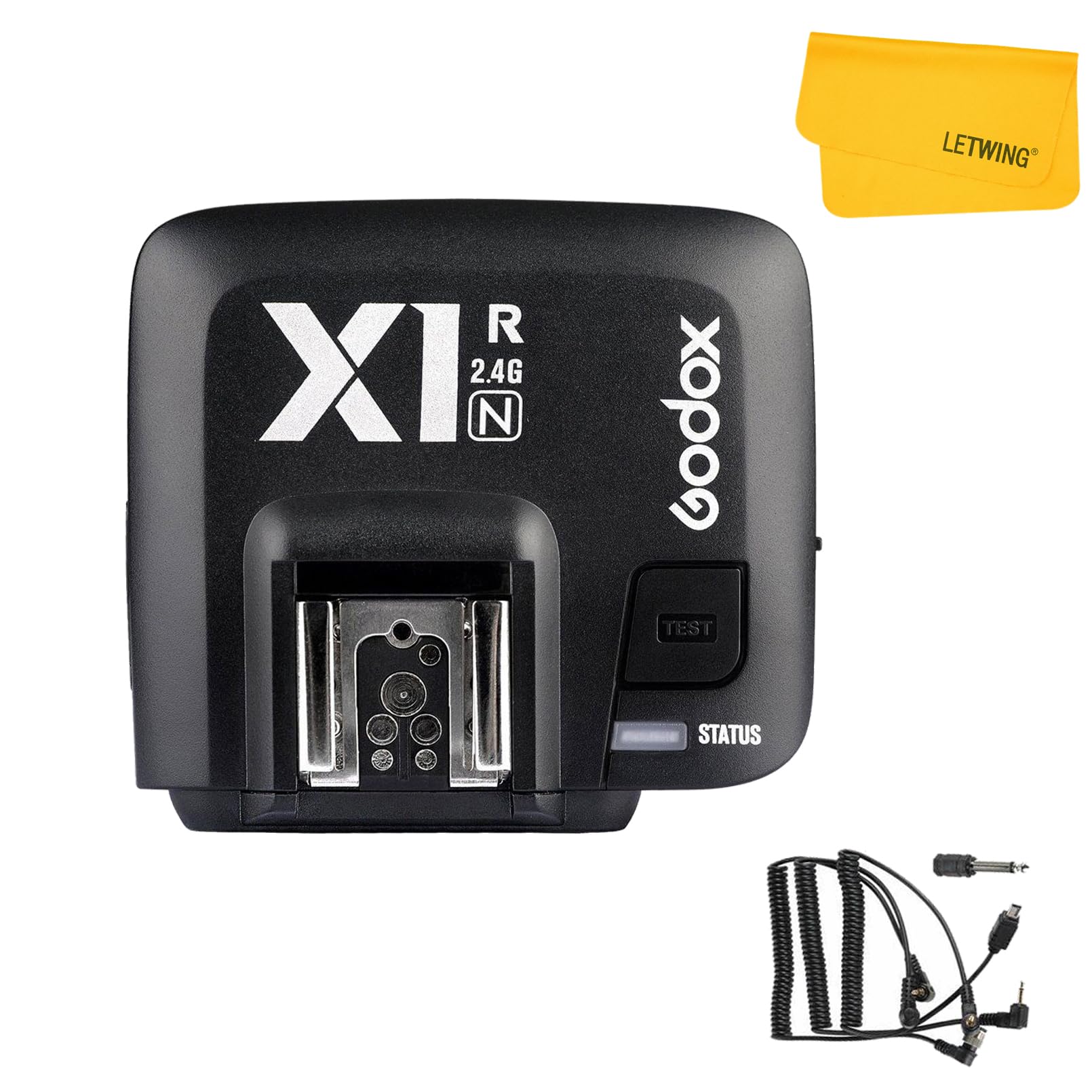 Godox X1R-N Wireless Flash Trigger Receiver for Nikon DSLR Cameras - 2.4G Wireless X System with High Speed Sync up to 1/8000s - Compatible with X1N, XPro-N & XProII-N Triggers - Perfect for Studio Photography, Outdoor Shoots & Event Coverage