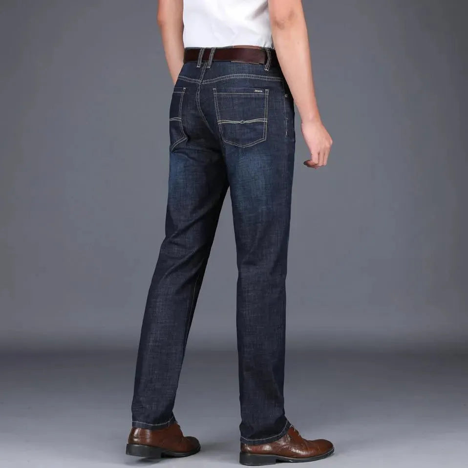 Men's Straight Fit Jeans - Classic Denim Pants for Casual Wear & Everyday Style | Perfect for Office, Dating & Weekend Outfits