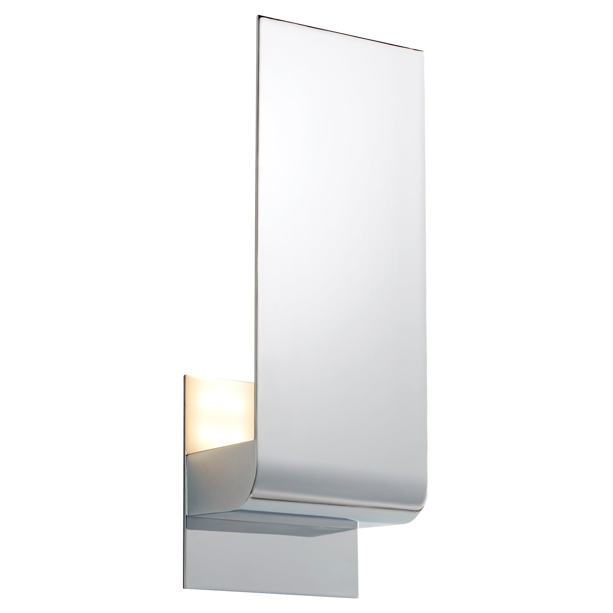 Oxygen Halo 3 535 14 Inch Modern Wall Sconce Light Fixture in Polished Chrome - Perfect for Bedroom, Living Room & Hallway Lighting