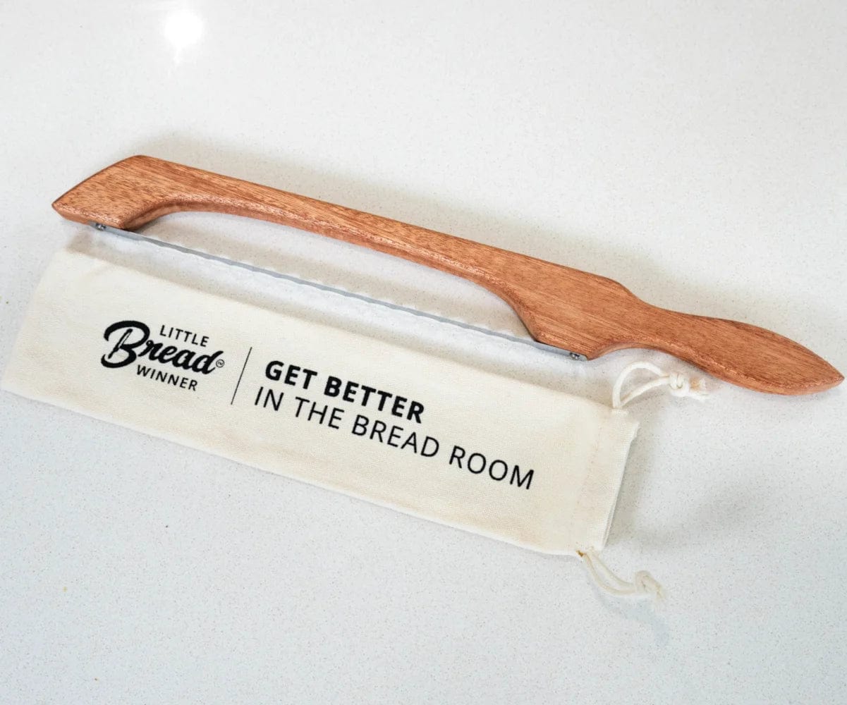 Little Bread Winner Bread Saw - Stainless Steel Bread Knife for Slicing Bread, Baguettes & Pastries - Perfect for Home Baking, Restaurants & Bakeries