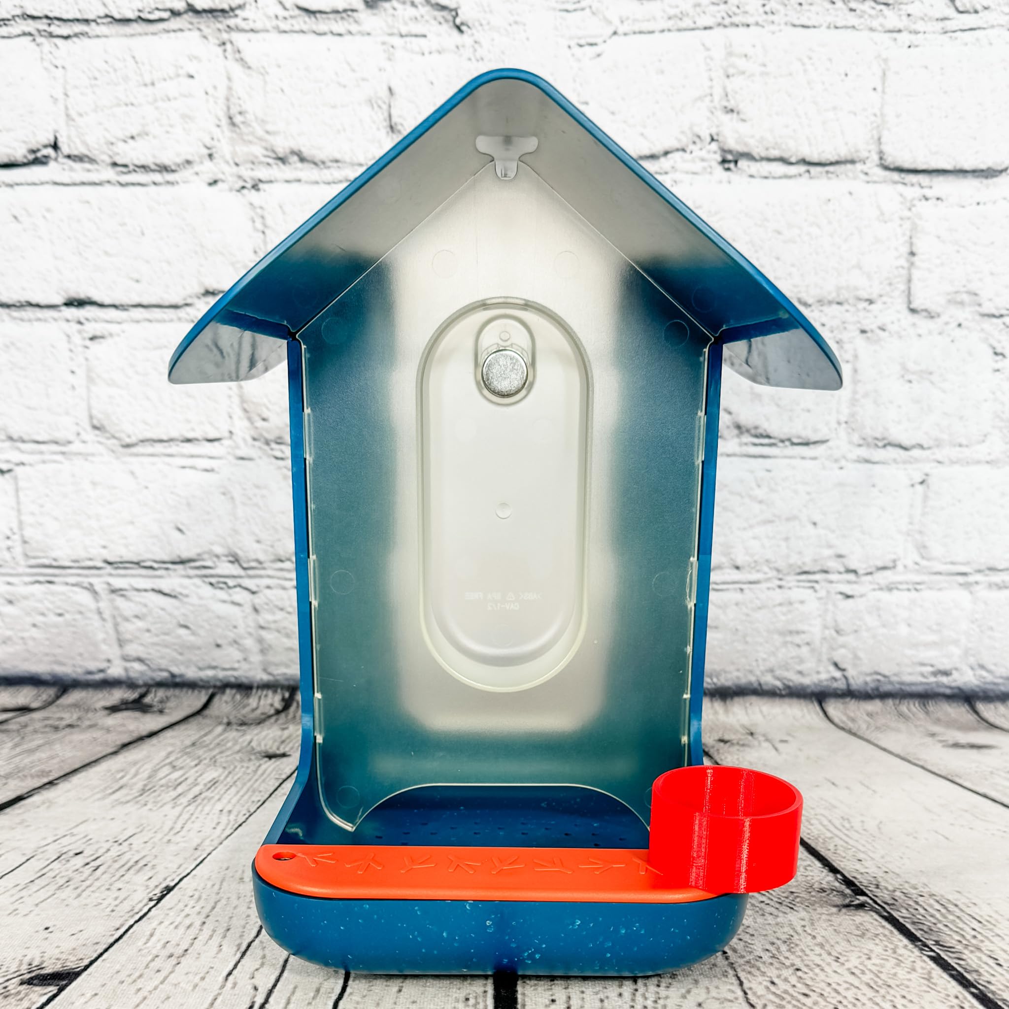 Hummingbird Cup Holder for Bird Buddy - Red Feeder Cup with Attachable Holder | Perfect for Backyard Bird Watching & Garden Decor