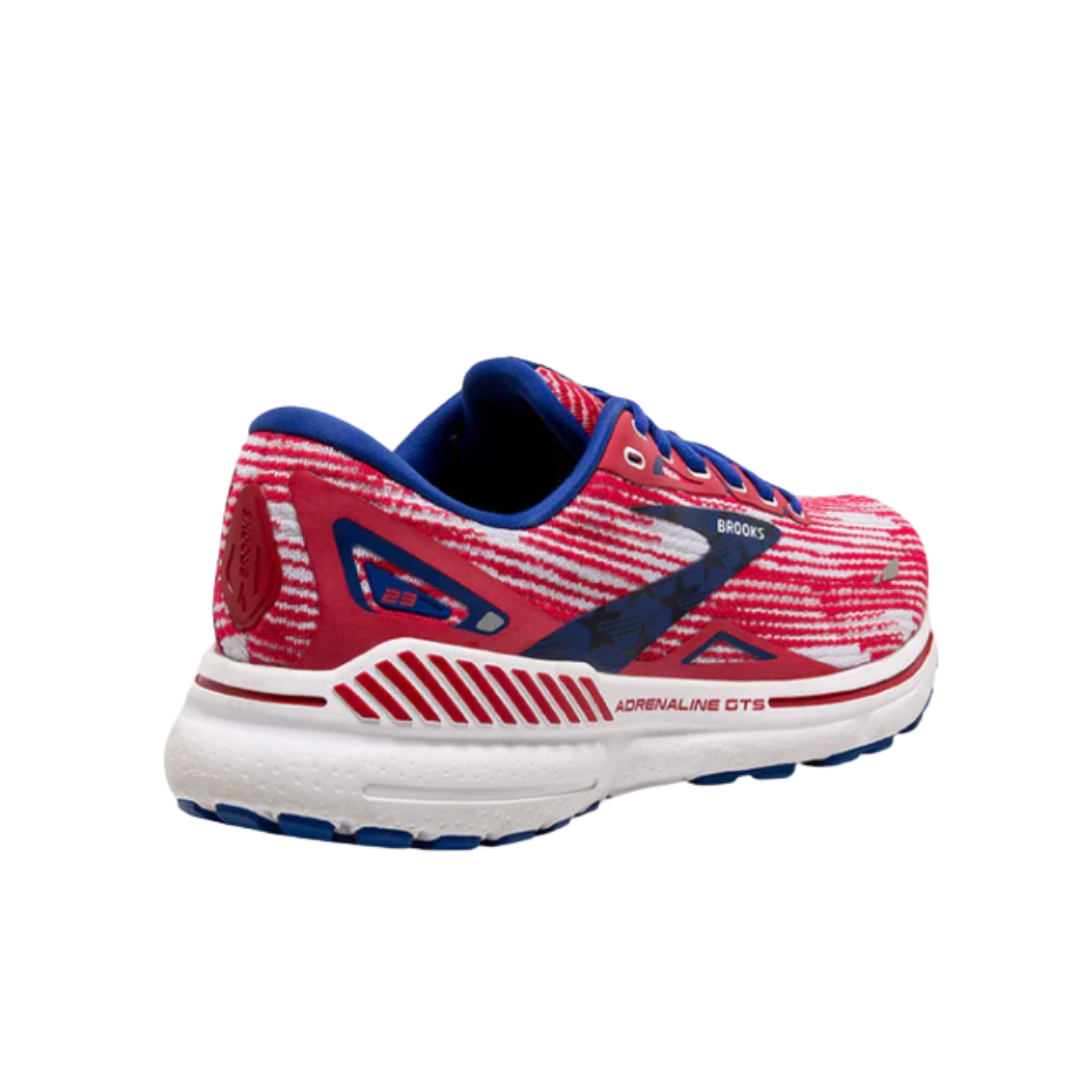 Women's Running Shoes Adrenaline GTS 23 - Supportive Neutral Cushioning for High Arches (B Width) in Surf/White/Tango - Perfect for Jogging, Gym Workouts & Daily Walking