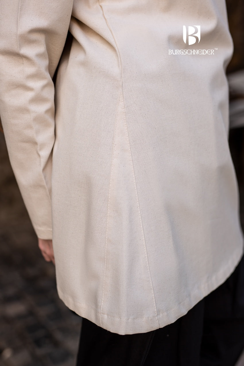 Viking Skjoldehamn Tunic Lennja - Authentic Medieval Norse Tunic in Natural Linen - Perfect for LARP, Reenactment & Historical Costumes