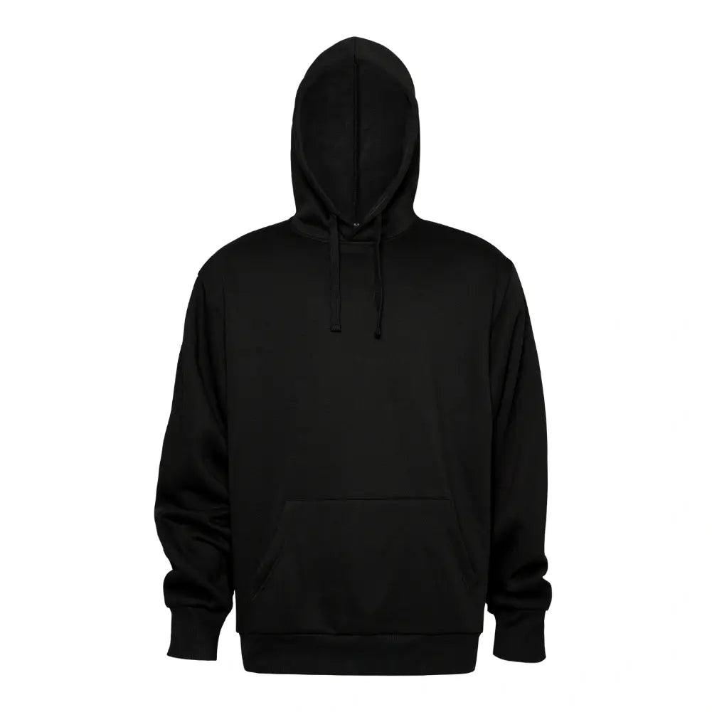 Solid Color Black Hoodie for Men & Women - Soft Cotton Pullover Sweatshirt for Casual Wear, Gym, and Outdoor Activities