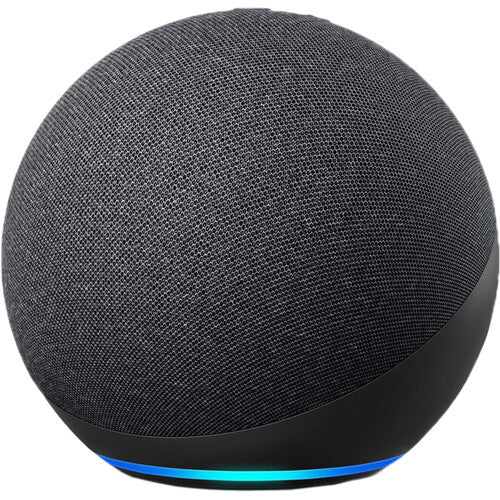 Amazon Echo (4th Generation) | Smart Speaker with Alexa | Charcoal Black | Stream Music, Control Smart Home, Make Calls | Perfect for Living Room, Kitchen & Home Office