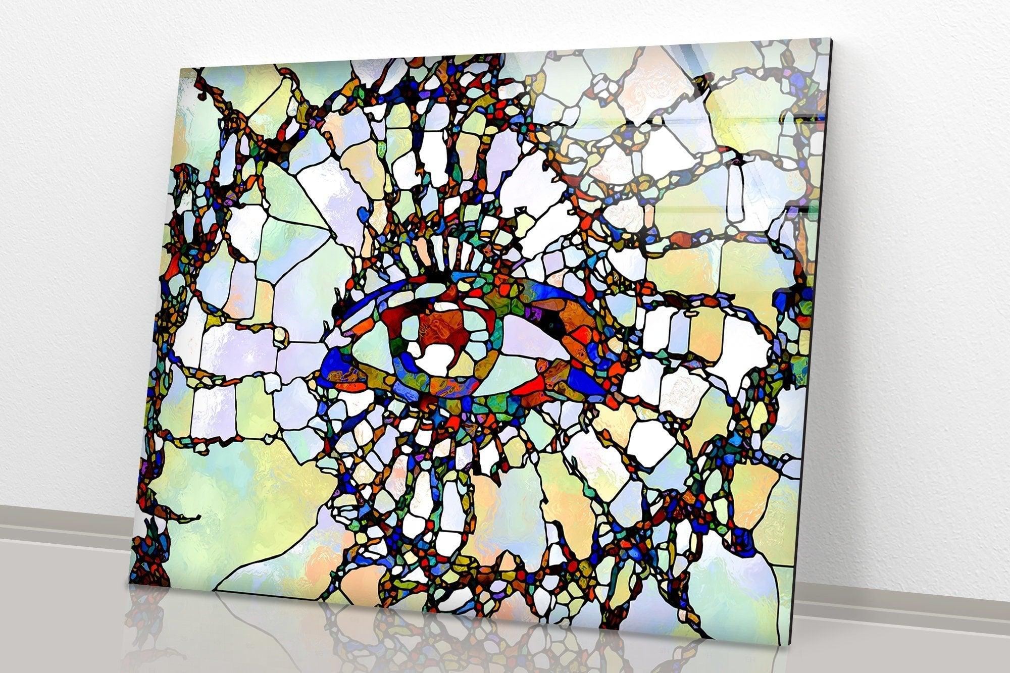 Beautiful Stained Glass Wall Art for Home Decor - Perfect for Living Room, Bedroom & Office