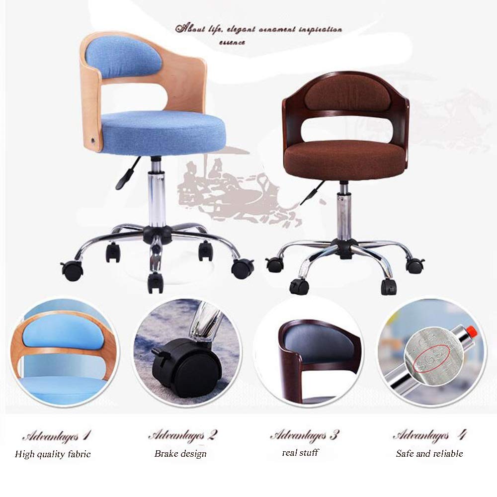 Ergonomic Swivel Office Chair with Adjustable Height & 360° Rotation - Green Executive Chair for Home, Study & Dorm Room - Perfect for Long Work Sessions & Online Learning