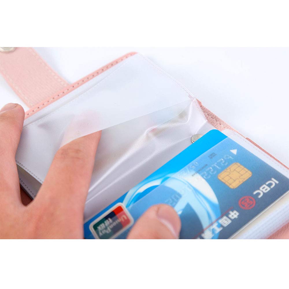 Premium PU Leather Card Holder - Slim Multi Card Case Wallet for Men & Women - Holds Debit, Credit, Business & ID Cards (7.5x11cm, Blue) - Perfect for Travel, Work & Everyday Use