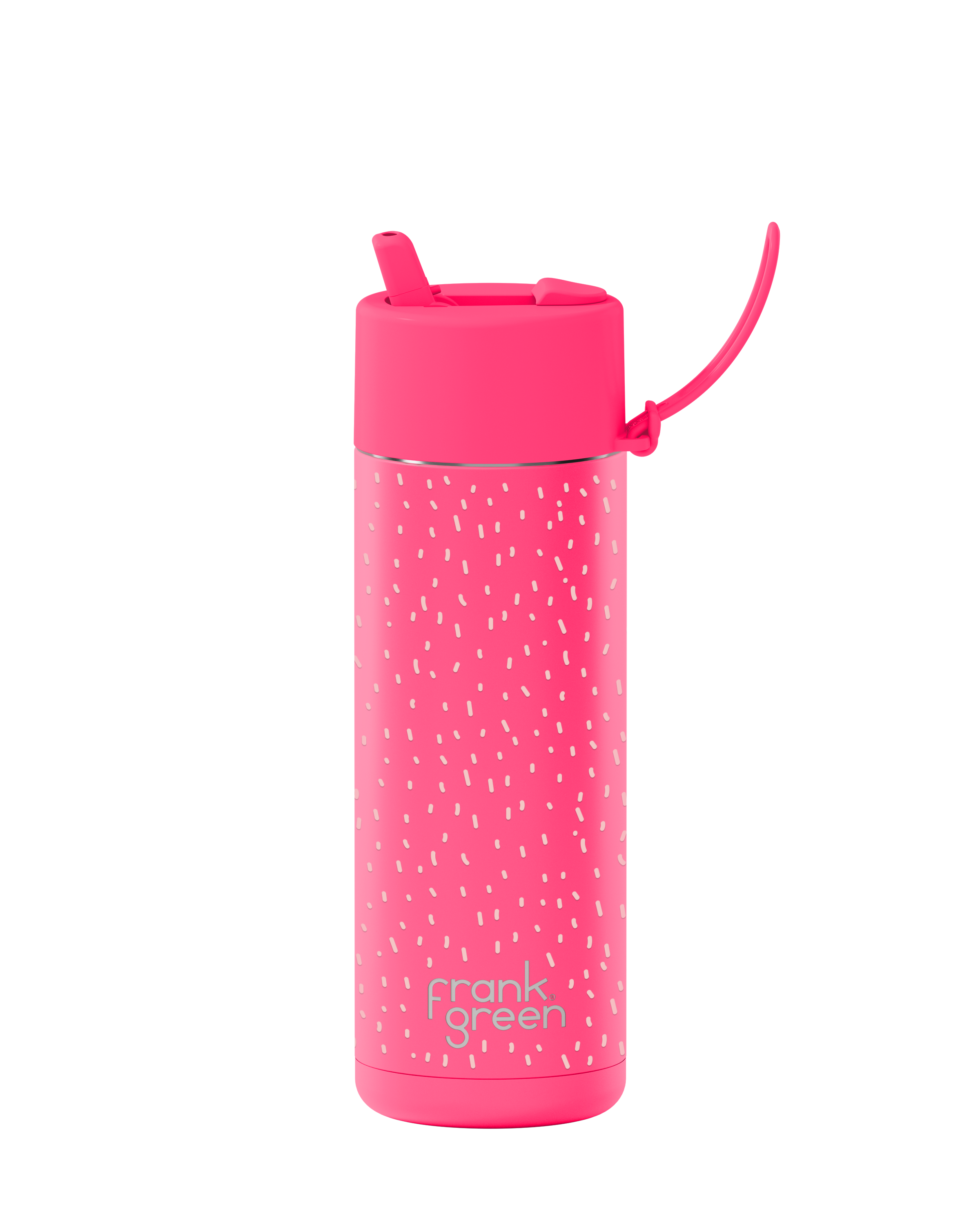Franksters 20oz Ceramic Reusable Water Bottle - 595ml Insulated Eco-Friendly Travel Mug for Hot & Cold Drinks - Perfect for Office, Gym, Hiking & Outdoor Activities