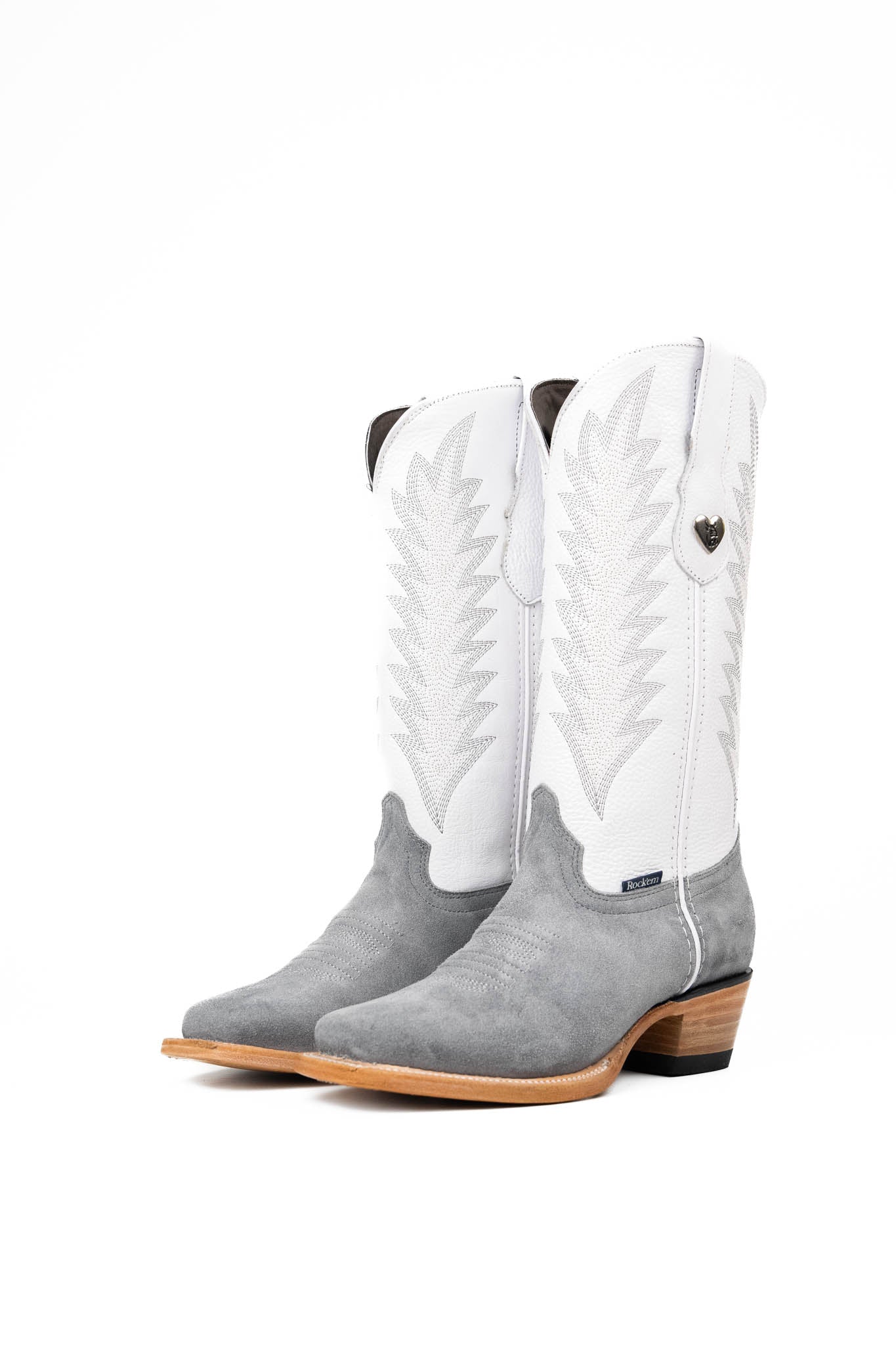 Sierra Roughout Frontier Toe Cowgirl Boots - Western Style Leather Boots for Women - Comfortable & Durable for Riding, Country Dancing & Outdoor Activities
