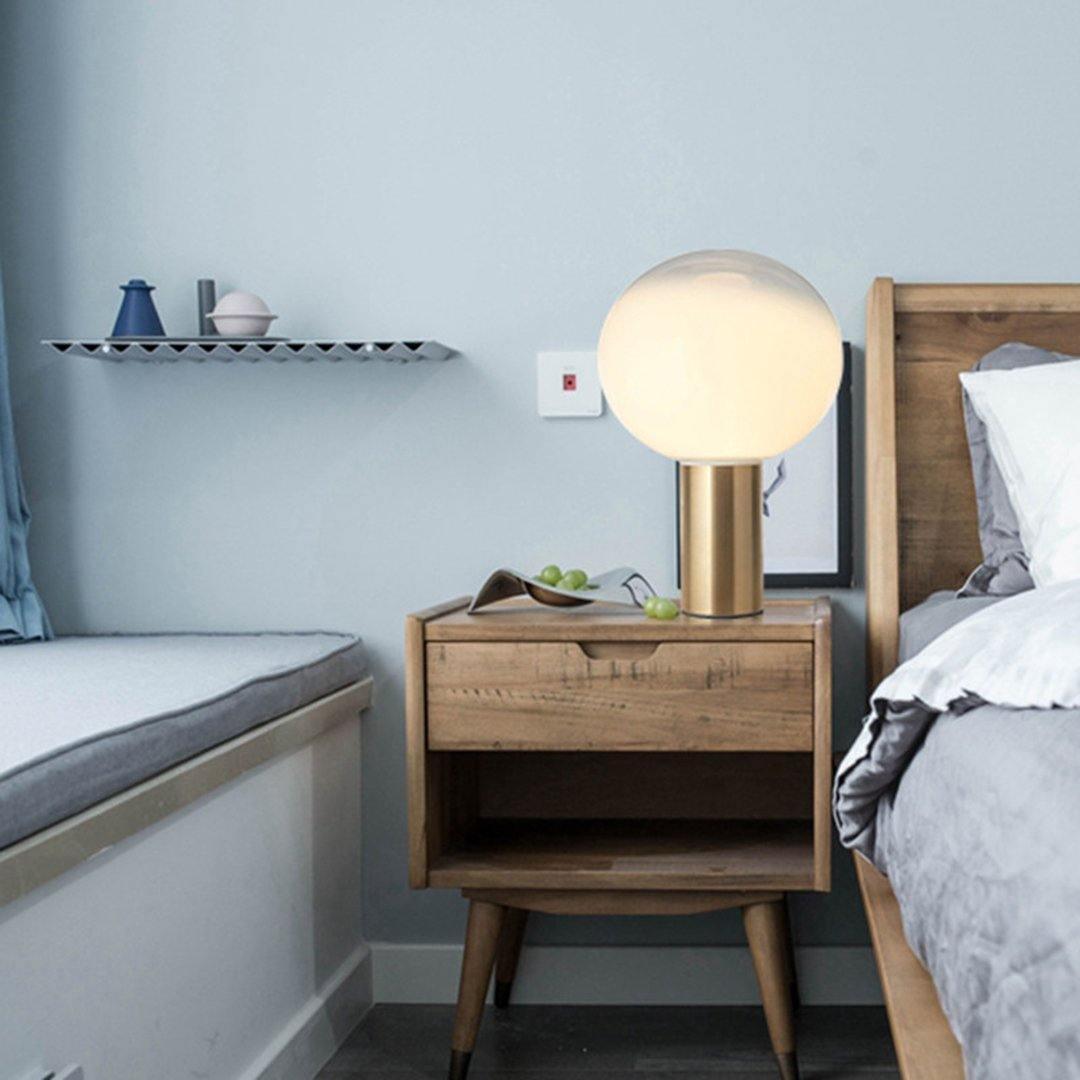 Laguna Table Lamp - Modern LED Nightstand Lamp with USB Port, Adjustable Brightness for Bedroom, Living Room & Office - Perfect for Reading, Relaxing & Decor